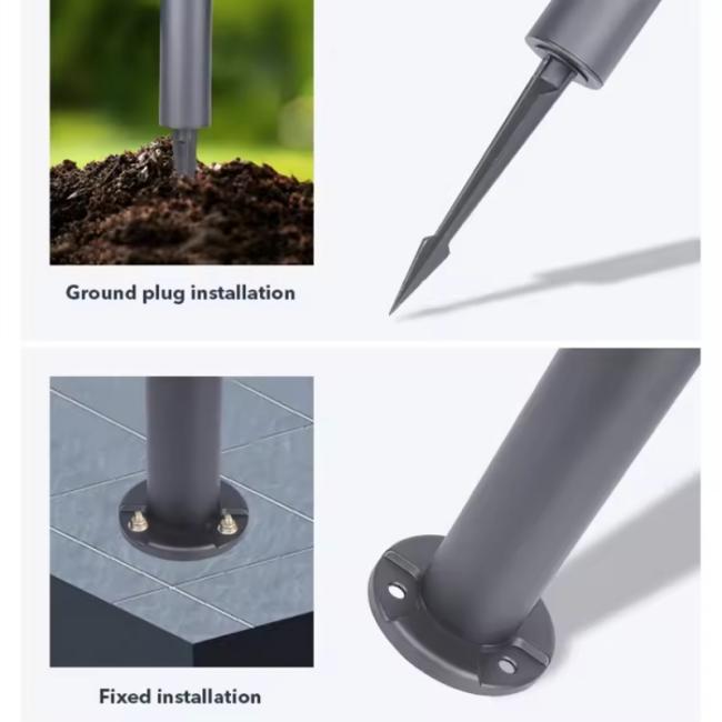 lawn light installation