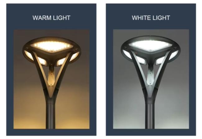 solar garden light different light color