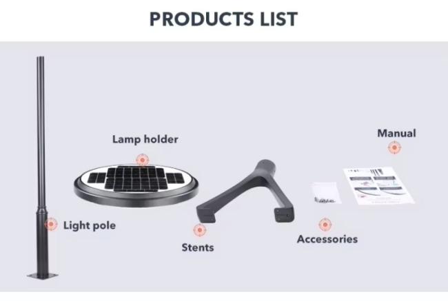 solar garden light list