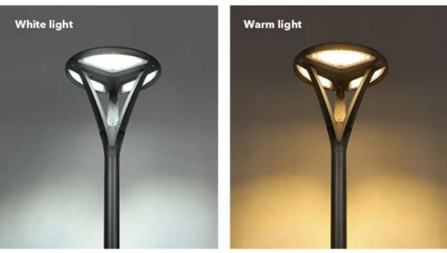 different light color