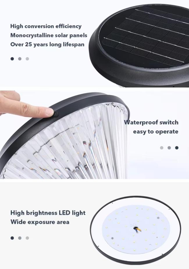 solar garden light details