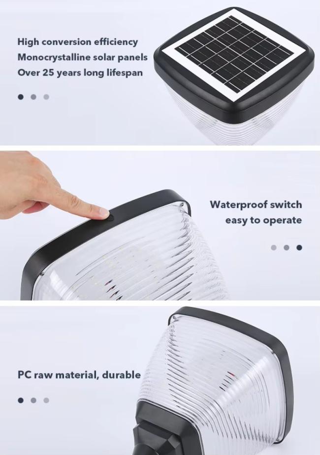solar garden light details