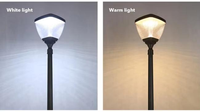 solar garden different light color