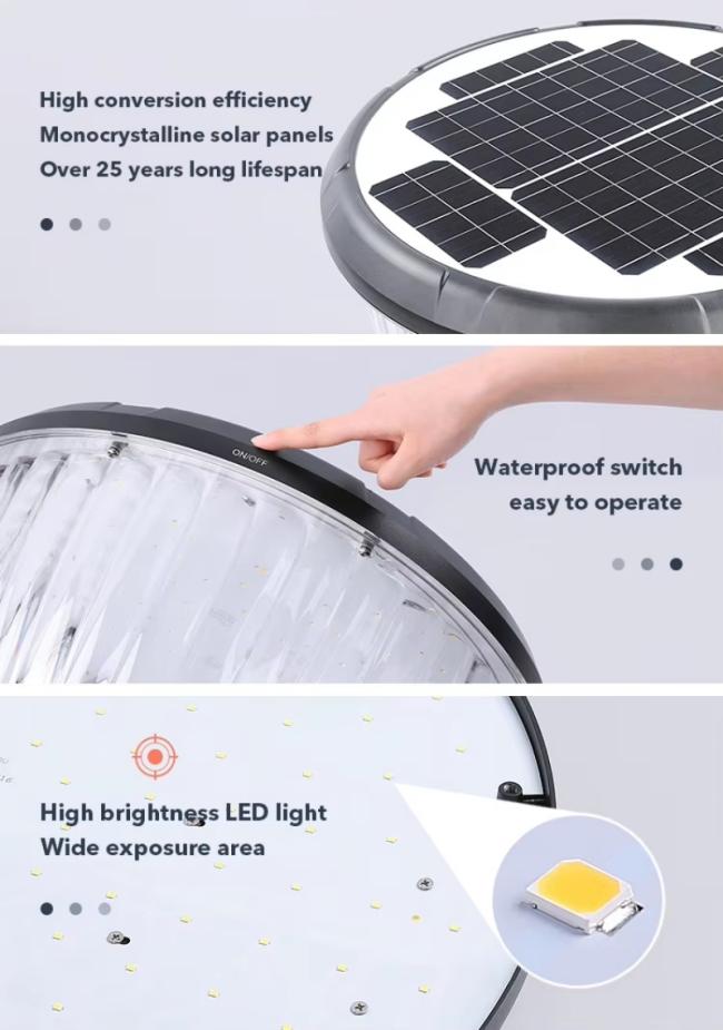 solar garden light details