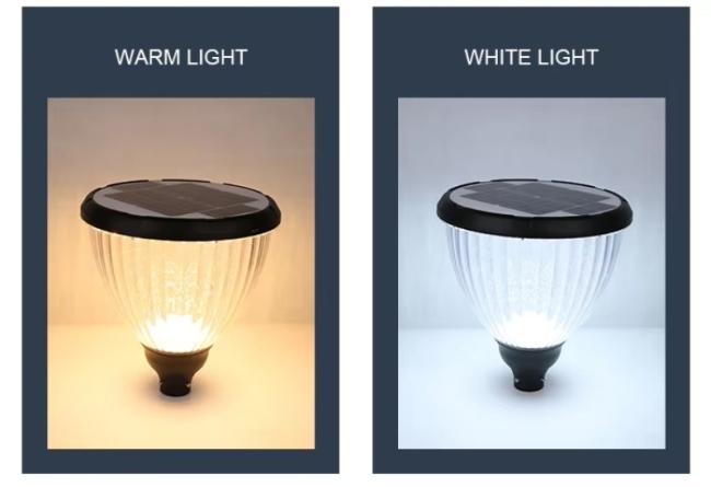 solar garden light different light color