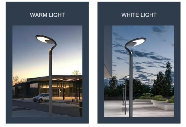 solar garden light different light color