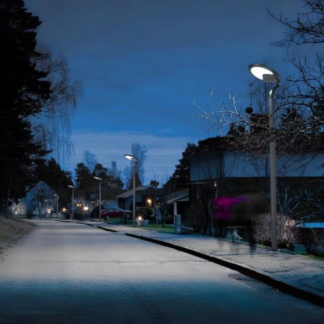 solar garden light application