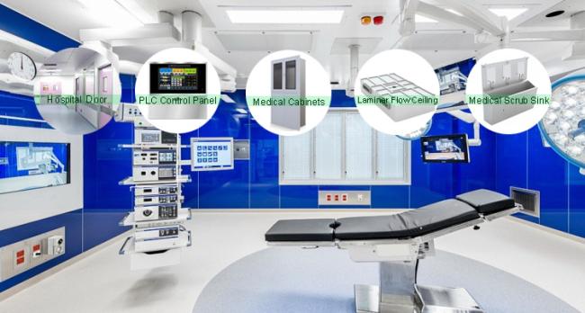 Steel Structure Operating Room interior view