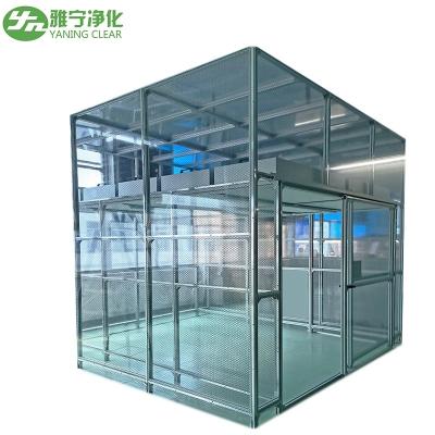 China Clean class ISO5/ ISO6 / ISO7Soft Wall Mini Clean Room Portable Cleanroom Manufacturer for sale