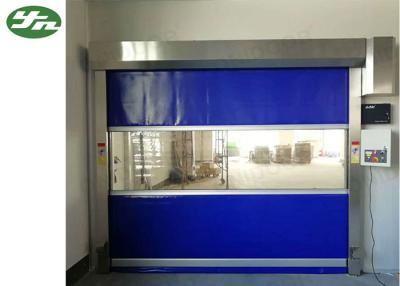 Китай Высокоскоростные двери шторки ролика безопасностью PVC для комнаты быстрой изоляции чистой продается