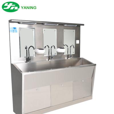 China Multi Station Medical Hand Wash Sink , Foot Pedal Operated Hand Wash Sink for sale
