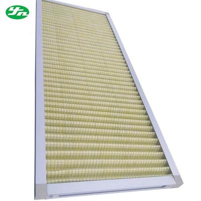 China O filtro de ar preliminar não tecido, filtros de ar plissados padrão faz sob medida personalizado à venda
