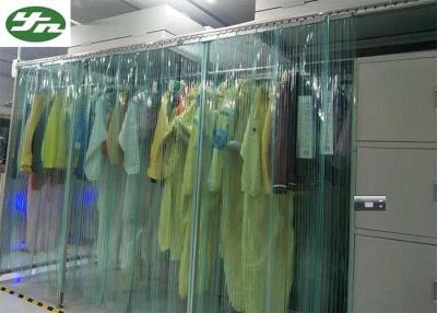 China Anti - Static Curtain Vertical Clean Room Garment Cabinet Stoker For Electronic Industry for sale