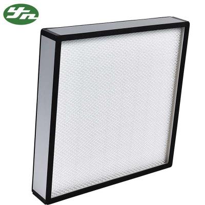 China Filtro de aire de aluminio del marco HEPA/filtro de Mini Pleat HEPA para el sistema de la HVAC de AHU en venta