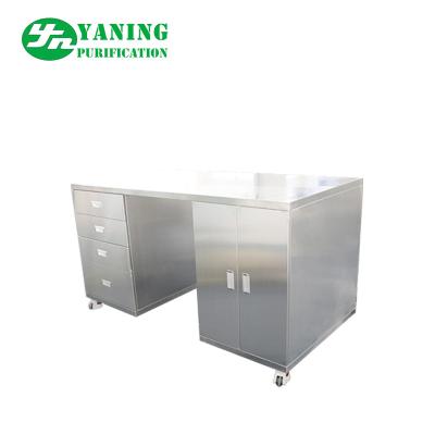 China Metal Hospital Stainless Steel Dental Cabinet Hospital Furniture With Multi Drawers for sale