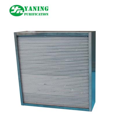 China Filtro de aire de acero inoxidable de 304 HEPA/filtro de alta temperatura del horno de HEPA para el horno en venta