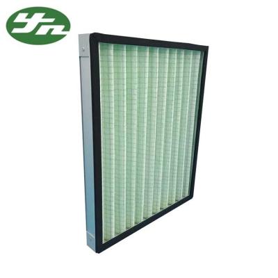 China Mini Pleat G4 Pre Air Filter Ventilation System Synthetic Media Aluminum Alloy Frame for sale