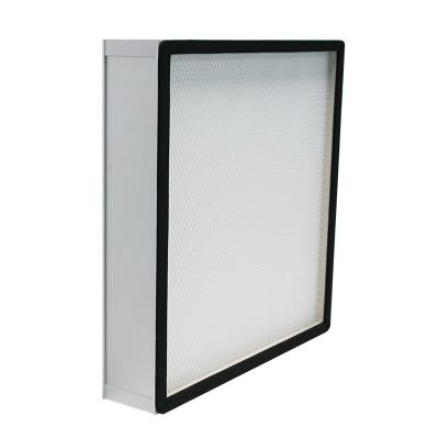 China Panel Type Mini Pleated HEPA Air Filter 2000m³/h Air Volume Clean Room HEPA Filters for sale