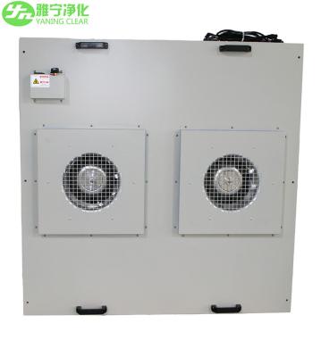 China YANING HVAC Dust Decontamination Good Filtration Cleanroom ISO14644 FED 209E Standard Ceiling FFU Fan Filter Unit for sale