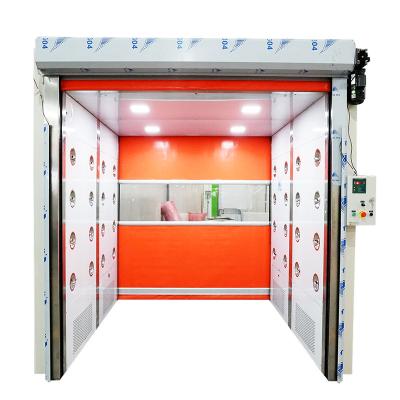 China Automatic Induction Cleanroom Air Shower 27m/S Air Velocity SUS304 Stainless Steel for sale