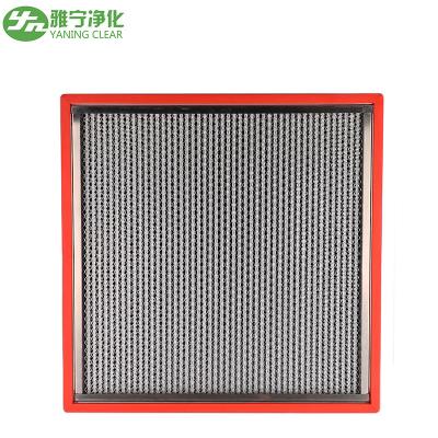 Chine H15 Purificateur d'air Hepa portable Résistant à haute température à la fibre de verre à vendre