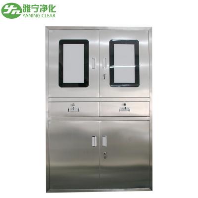 China Stainless Steel SUS304 Hospital Medicine Cabinet Office File Cabinet Instrument Cabinet for sale