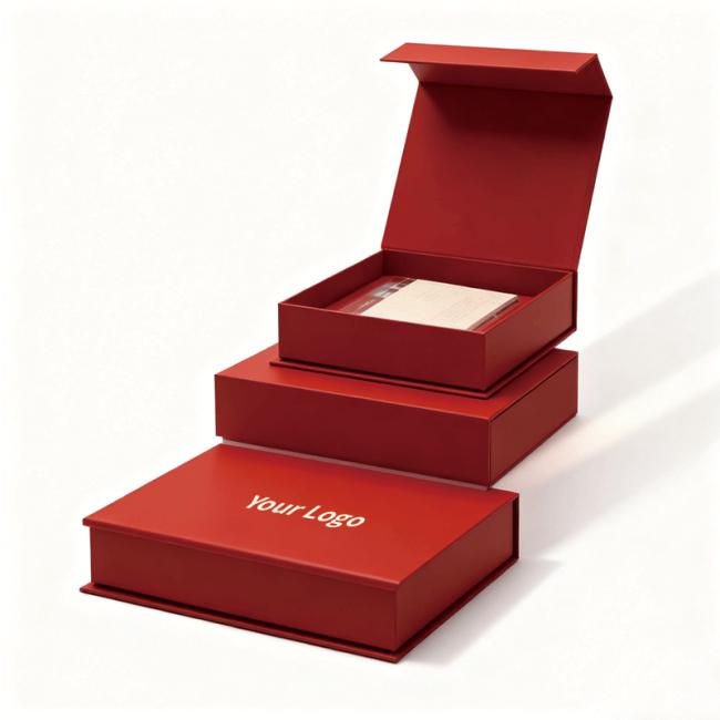 Varnished cardboard packaging samples