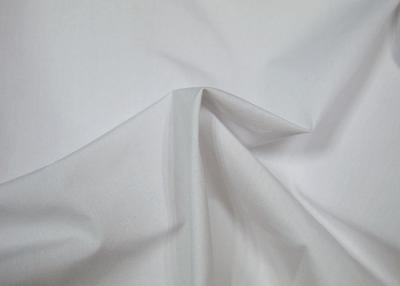 China White Colorway Plain Woven Cotton Fabric Semi - Bleached For Clothes for sale