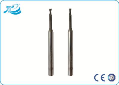China Micro Diameter 0.2 - 0.5 mm Long Neck End Mills 2 Flute End Mill for sale