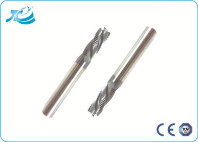 China Molino de extremo de la flauta del carburo cuatro HRC55 - 65, material micro del carburo del grano en venta