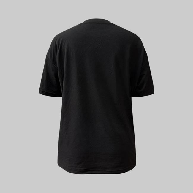 Short sleeve t-shirt fabric closeup