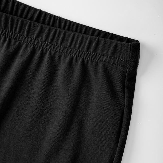 Women's black two-piece shorts set full outfit