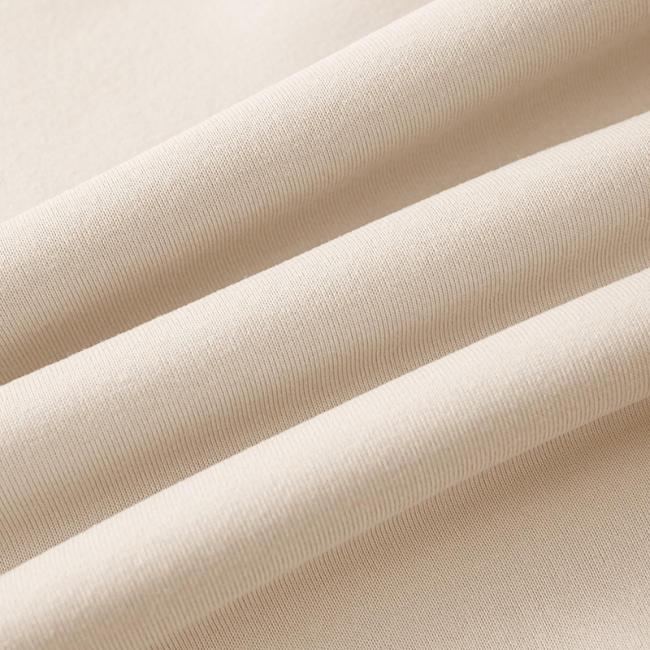 Detail view of winter hoodie fabric