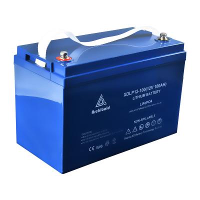 China Bms Lifepo4 Battery Pack 12v 100ah For Solar System / Yacht / Golf Carts for sale