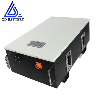 China Tela fixada na parede 48v 100ah Lifepo4 do diodo emissor de luz da bateria de lítio 5,12 Kwh à venda