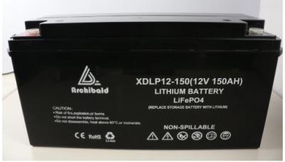China 9000 Cycle Life Free Maintenance Lifepo4 Battery 12v 150ah Lithium Ion New Arrival for sale