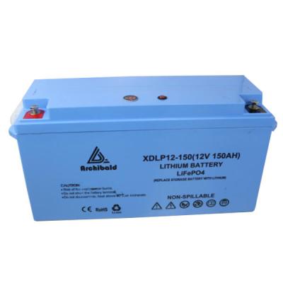 China CE Certified 24v 48v 12 Volt Deep Cycle Rv Battery 150ah Lifepo4 With Smart Software BMS for sale