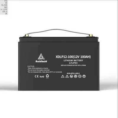 China Bms Lifepo4 Camper Van Lithium Battery 12v 100ah For RV Overlanding Battery Pack for sale