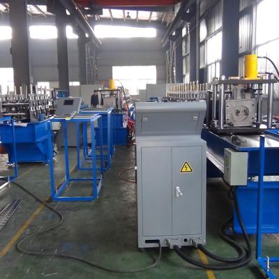 China Vertical Metal Tile Roll Forming Machine , Pallet Cable Tray Roll Former for sale