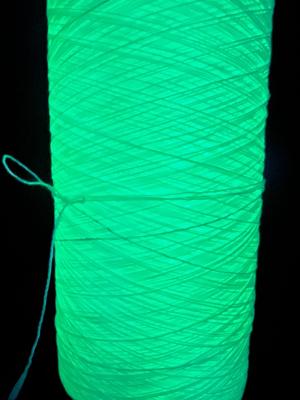 China Scarf Luminous Yarn 2mm Glow Dark Yarn Indoor And Outdoor Use for sale