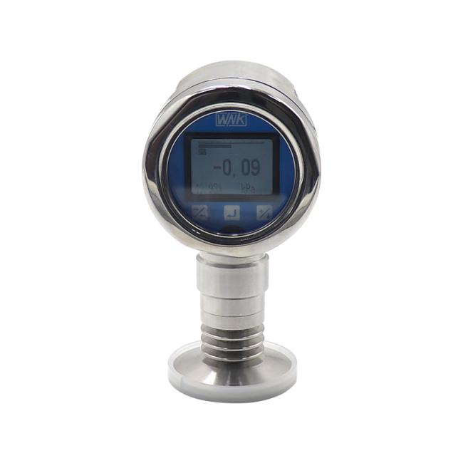 Stainless Steel Sanitary Type 4-20ma Flush Diaphragm Pressure Transmitter With Digital Display