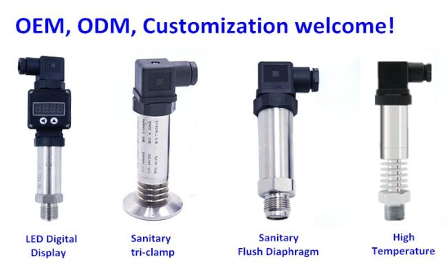 4-20mA Output Food Grade Sanitary Flush Diaphragm Hygienic Industrial Pressure Transmitter