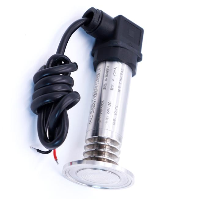 4-20mA Output Food Grade Sanitary Flush Diaphragm Hygienic Industrial Pressure Transmitter