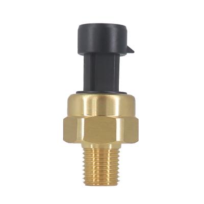 China WNK 0 - 10bar 1/4NPT Brass Pressure Sensor Air Water Oil for sale