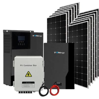 China Full Kit Off Grid Solar Energy Systems 5kw 10kw For Home Commercial Use for sale