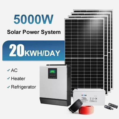 China 5kva Solar Power System With Lithium Battery Off Grid Solar System 10kw for sale