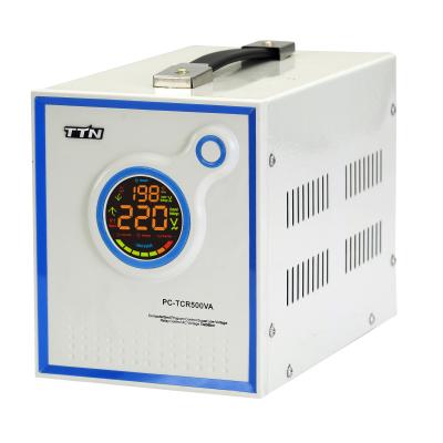 China 220V AC Electric Voltage Stabilizer For Home Appliance LCD Display Digital Relay Control for sale