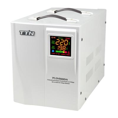 China Electric Voltage Stabilizer SVC PC-DVS 5000VA 5KW TTN For Stereo Equipment for sale