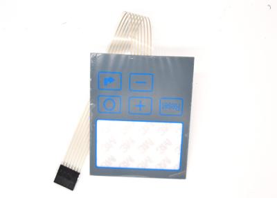 China Flat Surface Non Tactile Membrane Switch , Medical Equipment Membrane Keyboard for sale