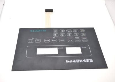 China Multi Keys Flat Membrane Switch Keypad For Medical instrument Quake Proof for sale
